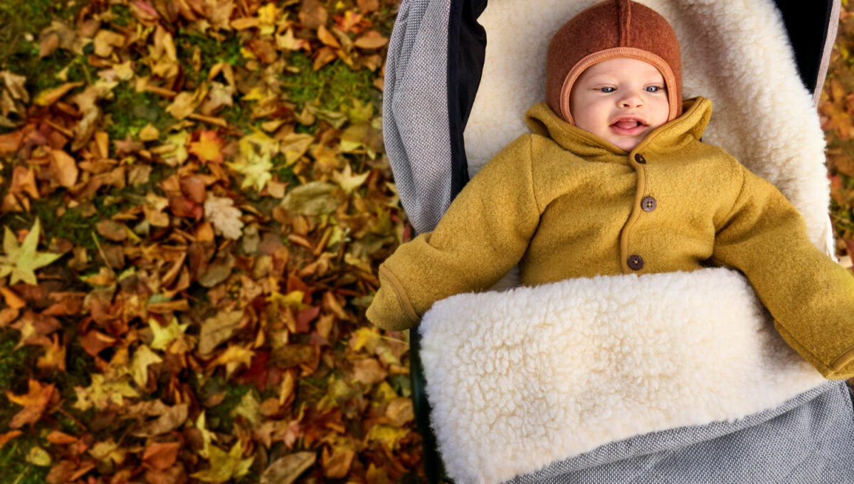 Geborgen im Kinderwagen