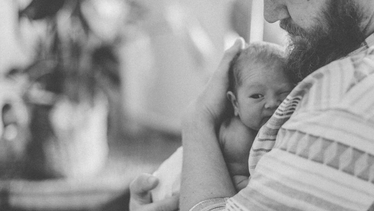Vaterschaft Neugeborenes Baby